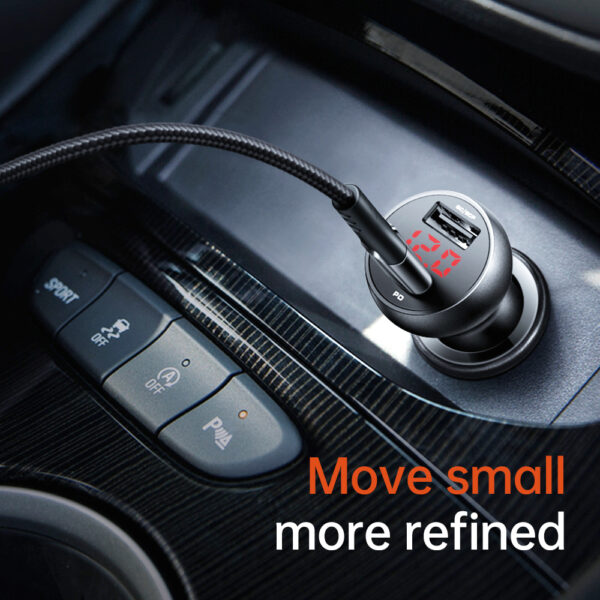 30W Car Charger with Digital Display (PD + 5A Fast Charging) - Mcdodo CC-6810 – Bild 6