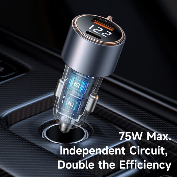 75W Digital Display Car Charger – Mcdodo CC-3690 – Bild 6