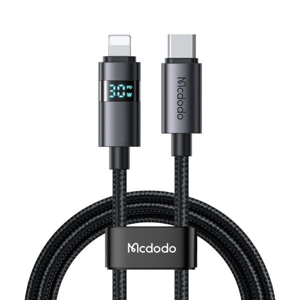 USB-C-zu-Lightning-Kabel mit horizontalem LED-Display, 36W Schnellladen, Mcdodo CA-6570
