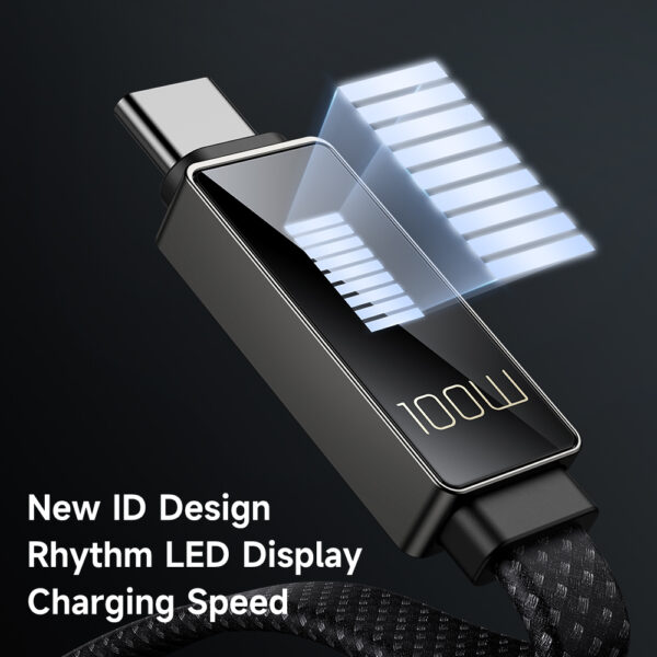 USB-C-Ladekabel mit Rhythmus-LED-Anzeige, 100W, 1,2 m – Mcdodo CA-4980 – Bild 5