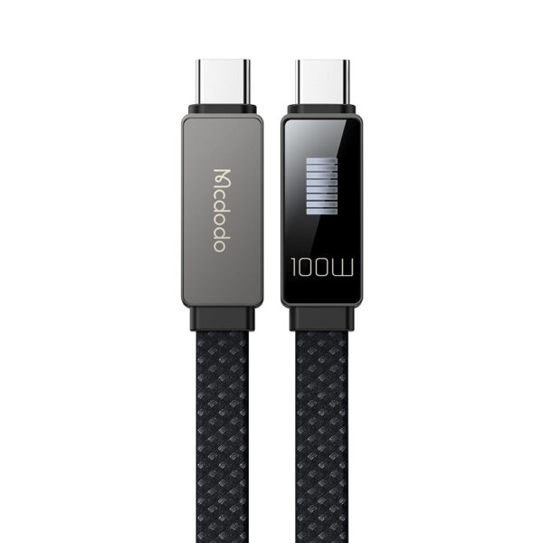 USB-C to USB-C Charging Cable with LED Display, 100W, 1.2m, 5A – Mcdodo CA-4470 – Bild 2