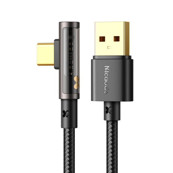 USB-A zu USB-C Schnellladekabel 1,2 m 100W, 6A, Transparentes Design – Mcdodo CA-338 – Bild 2