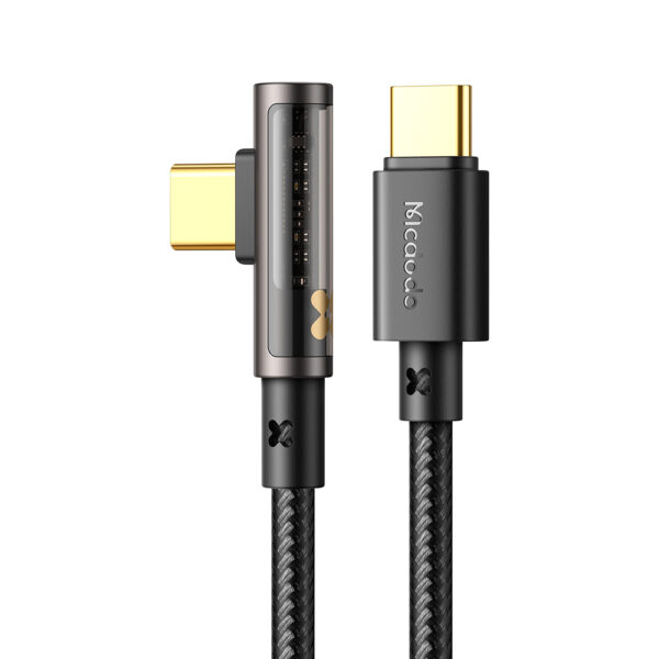 USB-C auf USB-C Schnellladekabel mit 90°-Design 1.2M – Mcdodo CA-3400 – Bild 2