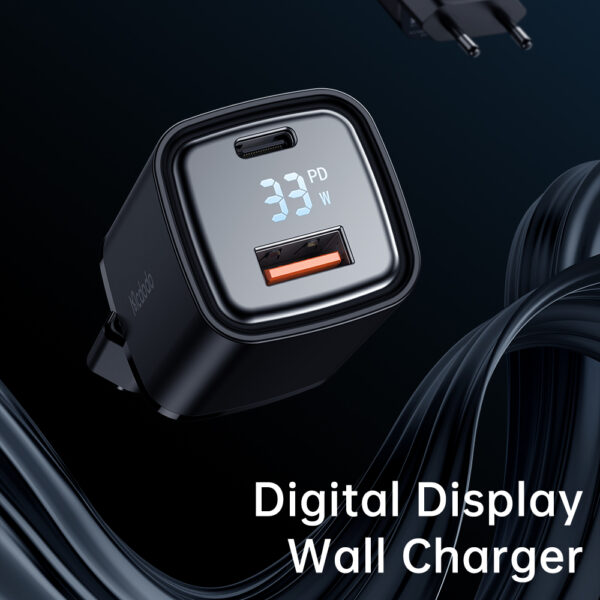 33W Digitales Schnellladegerät mit Dual-Port – Mcdodo CH-1701 (EU-Stecker) – Bild 6