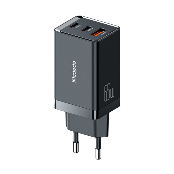 GaN Mini Schnellladegerät 70W, 3-Port (2x USB-C, 1x USB-A), Mcdodo CH-1541 – Bild 2