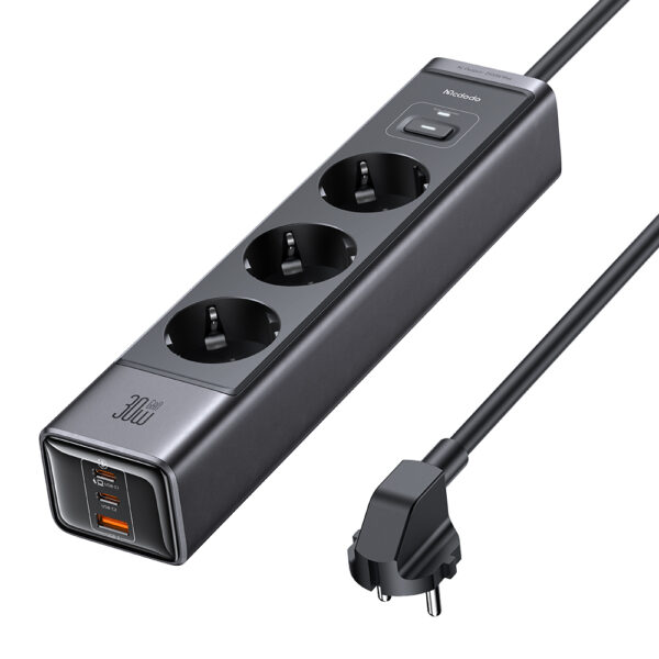 6-in-1 GaN 30W Schnellladegerät mit Überspannungsschutz – Mcdodo CH-0620 (EU-Stecker)