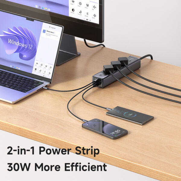 6-in-1 GaN 30W Schnellladegerät mit Überspannungsschutz – Mcdodo CH-0620 (EU-Stecker) – Bild 9