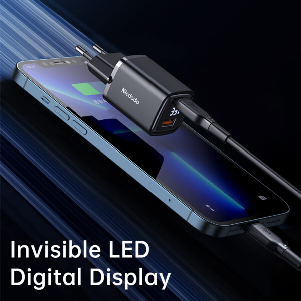 33W Digitales Schnellladegerät mit Dual-Port – Mcdodo CH-1701 (EU-Stecker) – Bild 8
