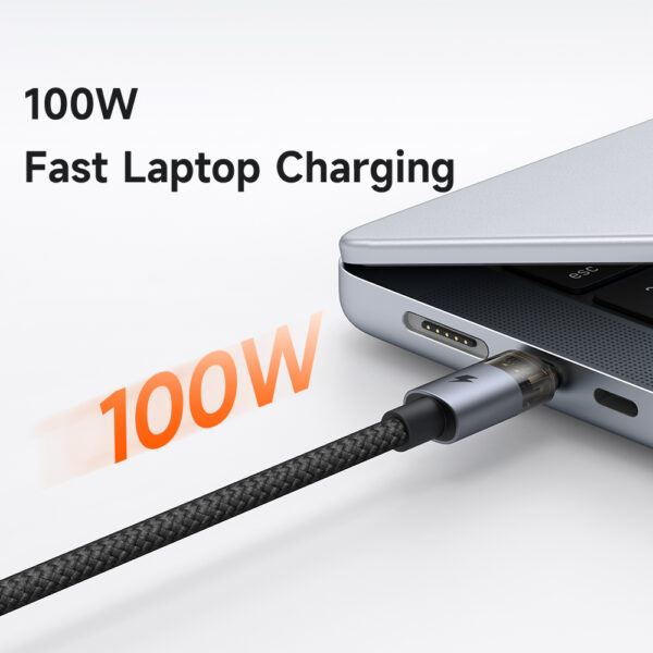 6-in-1 Transparent 100W Charging Cable with LED Indicator – Mcdodo CA-7260 – Bild 5