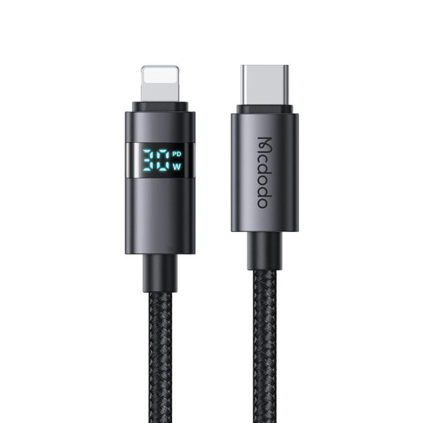 USB-C-zu-Lightning-Kabel mit horizontalem LED-Display, 36W Schnellladen, Mcdodo CA-6570 – Bild 2