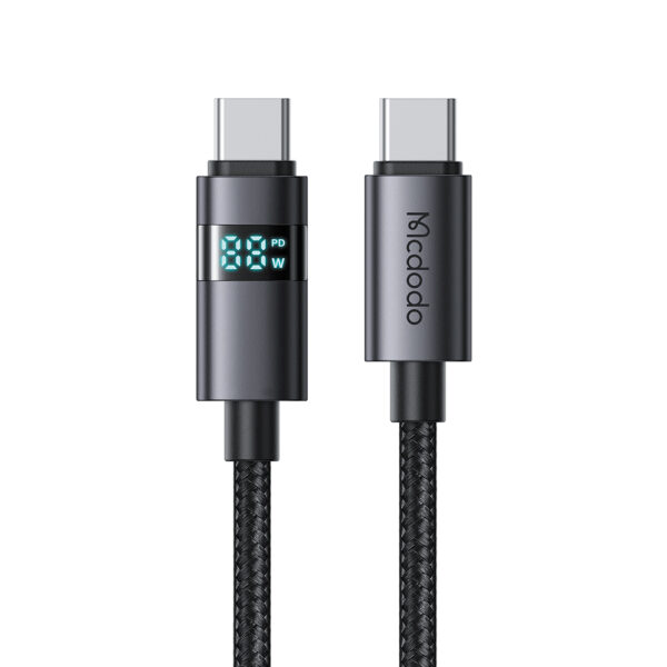 USB-C auf USB-C Ladekabel mit horizontaler LED-Anzeige, 100W Schnellladen, Mcdodo CA-5610 – Bild 2