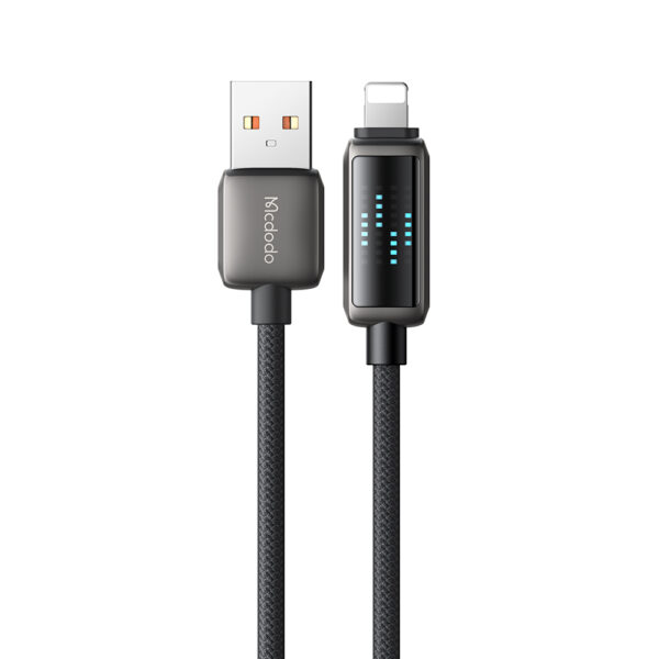 USB-A-zu-Lightning-Kabel mit Eisblauem Licht, 3A Schnellladung, 1,2 m Länge – Mcdodo CA-5250 – Bild 2