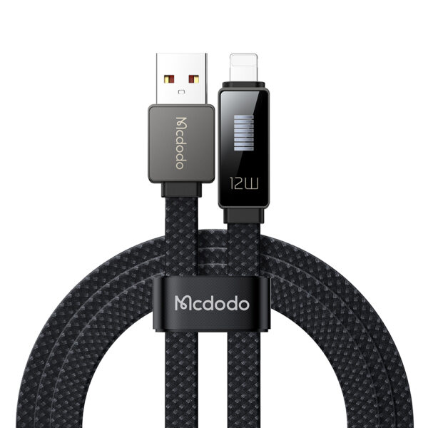 Lightning Charging Cable with Rhythm LED Indicator, 12W, 1.2m – Mcdodo CA-4970