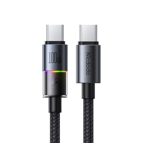 USB-C zu USB-C RGB Kabel mit 100W & E-Marker Chip – Modell CA-8200 von Mcdodo – Bild 2