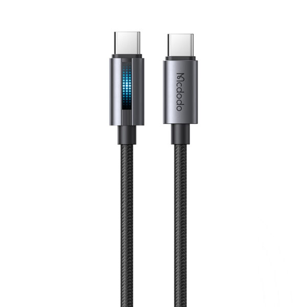 USB-C-zu-USB-C-Schnellladekabel 1.2m mit Atmungslicht, 100W, Mcdodo CA-5740 – Bild 2