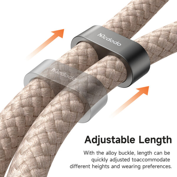 USB-C zu USB-C Lanyard Ladekabel 60W 1,2 m – Mcdodo CA-683 – Bild 3