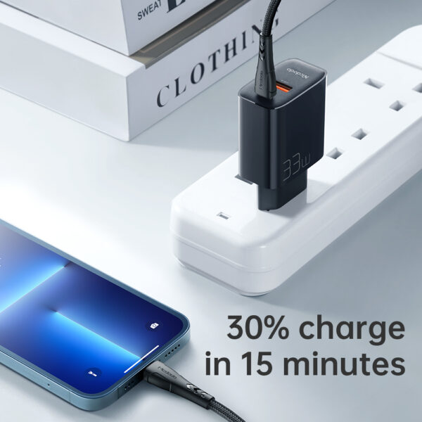 33W Schnellladegerät mit Dual-Port – Mcdodo CH-0921 (EU-Stecker) – Bild 7