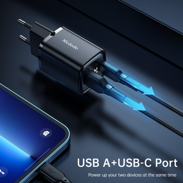 33W Digitales Schnellladegerät mit Dual-Port – Mcdodo CH-1701 (EU-Stecker) – Bild 9