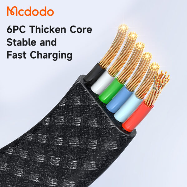 USB-C to USB-C Charging Cable with LED Display, 100W, 1.2m, 5A – Mcdodo CA-4470 – Bild 6