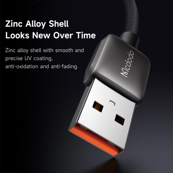 USB-A-zu-Lightning-Kabel mit Eisblauem Licht, 3A Schnellladung, 1,2 m Länge – Mcdodo CA-5250 – Bild 5