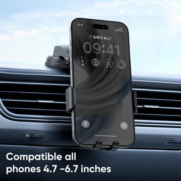Car Phone Holder – Dashboard & Windshield Mount – Mcdodo CM-7220 – Bild 7