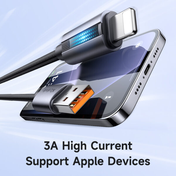 USB-A auf Lightning Ladekabel mit Atmungslicht – Mcdodo CA-5660 – Bild 8