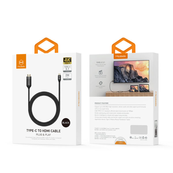 Type-C to HDMI Cable 2m - Mcdodo CA-5880 – Bild 19