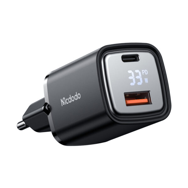 33W Digitales Schnellladegerät mit Dual-Port – Mcdodo CH-1701 (EU-Stecker) – Bild 3