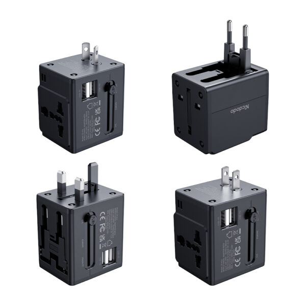 2.1A Universal Travel Adapter with Dual USB - Mcdodo CP-4120 – Bild 2