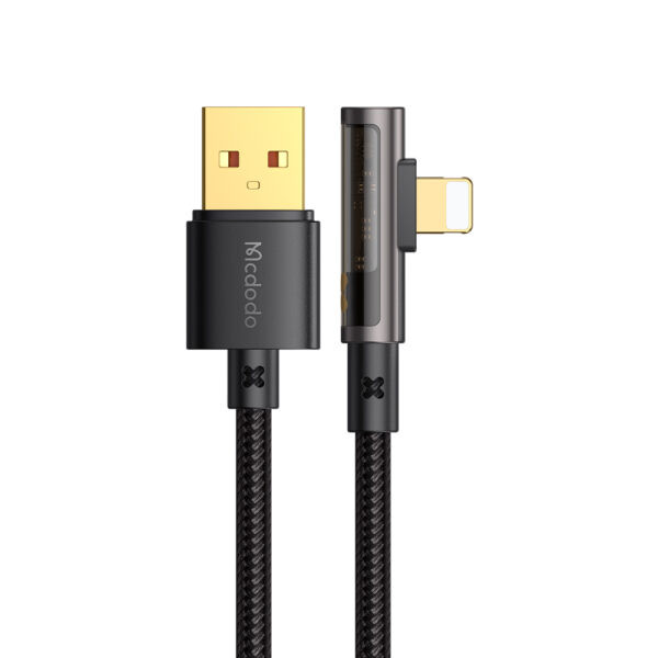 USB-A auf Lightning Schnellladekabel mit 90°-Winkel 1,2 m – Mcdodo CA-3510 – Bild 2