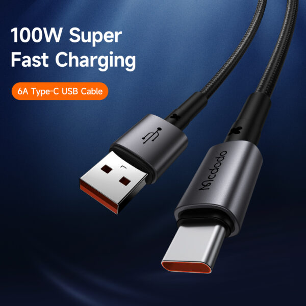 USB-A auf USB-C Schnellladekabel 100W – 1.8m – Mcdodo CA-3591 – Bild 3