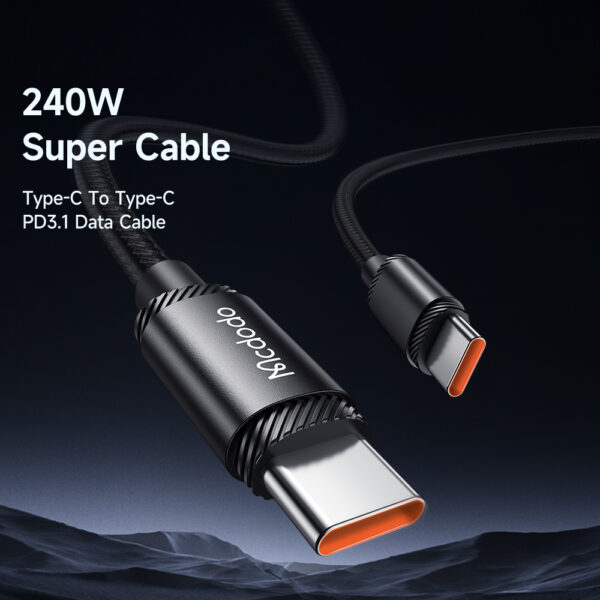 USB-C to USB-C Charging Cable 2m, 240W PD3.1– Mcdodo CA-3681 – Bild 3