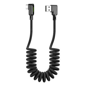 USB-A to Type-C Coiled Cable 1.8m – Mcdodo CA-7310