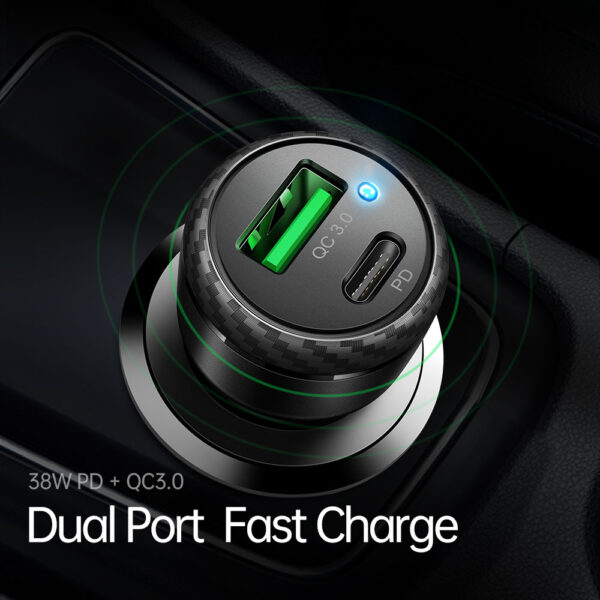 38W Auto-Schnellladegerät mit PD & QC3.0 – Mcdodo CC-5970 – Bild 3