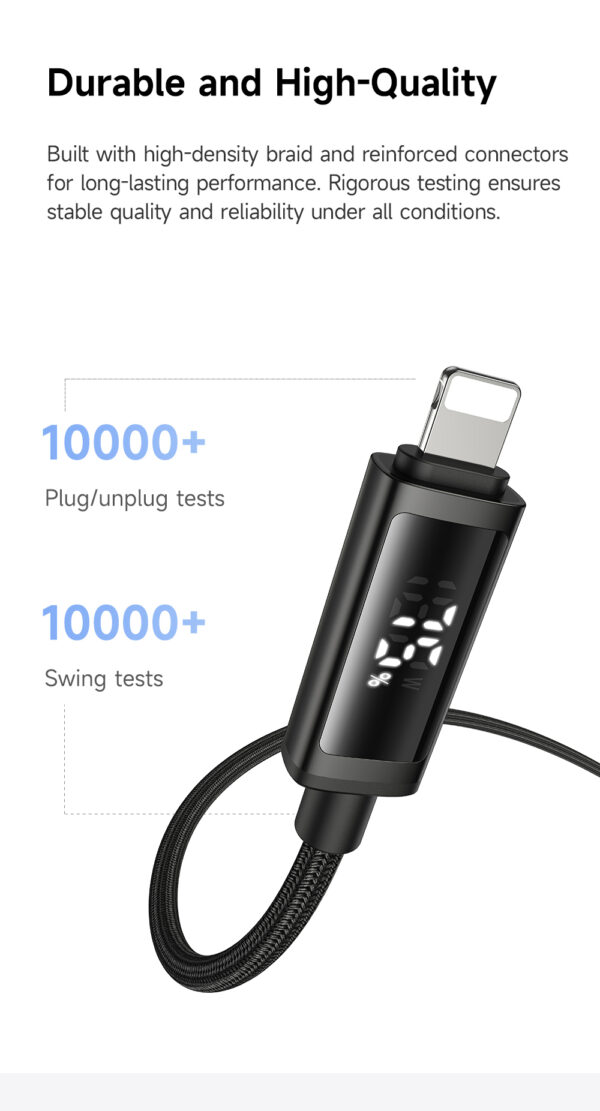 USB-A to Lightning 3A Cable with Dual LED Display – Mcdodo CA-797 – Bild 5