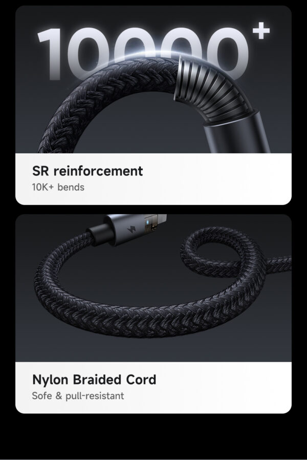 USB-A to Lightning 3A Transparent Charging Cable with LED Light – Mcdodo CA-691 – Bild 14