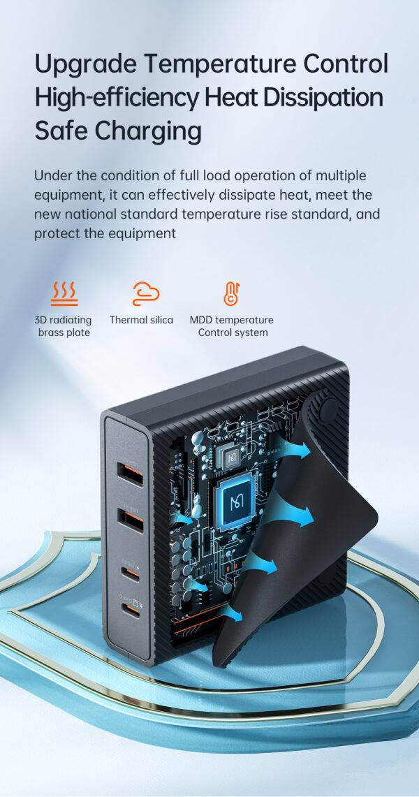 100W GaN Desktop Charging Station (4-Port) - Mcdodo CH-1802 – Bild 14