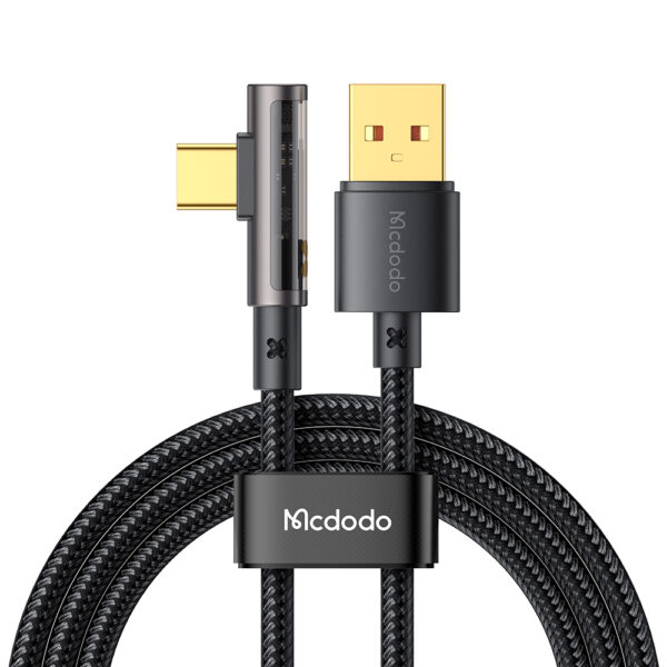 USB-A zu USB-C Schnellladekabel 1,2 m 100W, 6A, Transparentes Design – Mcdodo CA-338