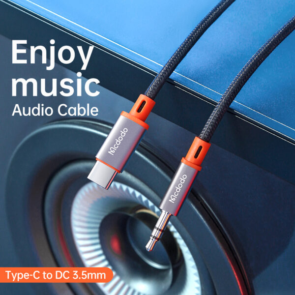 Type-C to 3.5mm AUX Audio Cable 1.2m - Mcdodo CA-0820 – Bild 7
