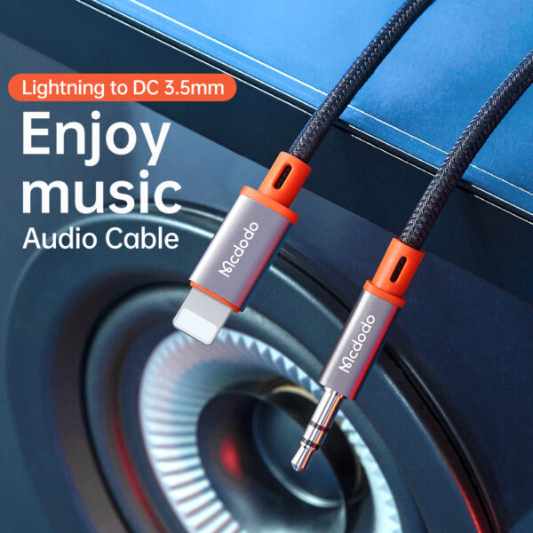 Audio Cable Lightning to 3.5mm 1.2m – Mcdodo CA-0780 – Bild 3