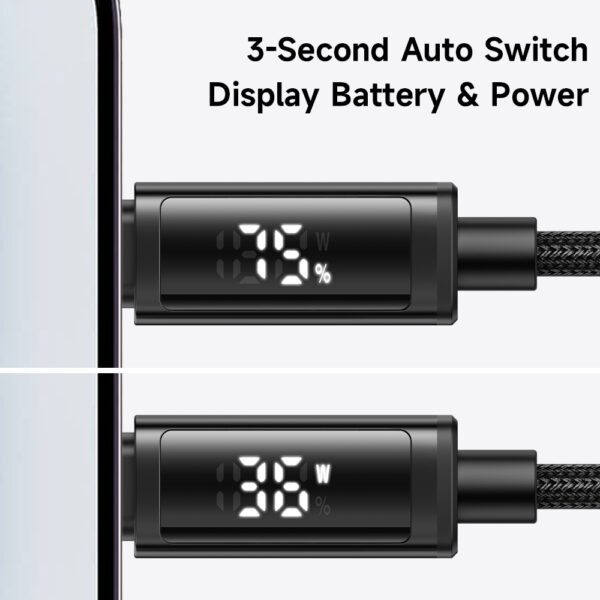 USB-C-zu-Lightning Kabel mit Dual-LED-Anzeige und 36W Schnellladung - Mcdodo CA-7990 – Bild 3