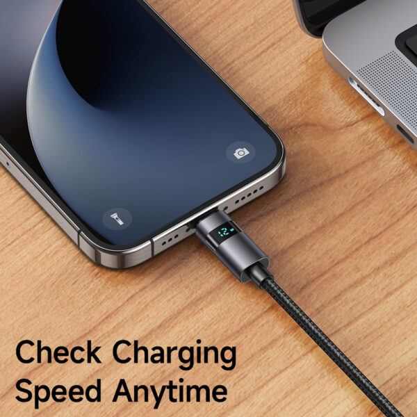 USB-A-zu-Lightning-Ladekabel mit horizontalem LED-Display und 3A Stromstärke – Mcdodo CA-6490 – Bild 4