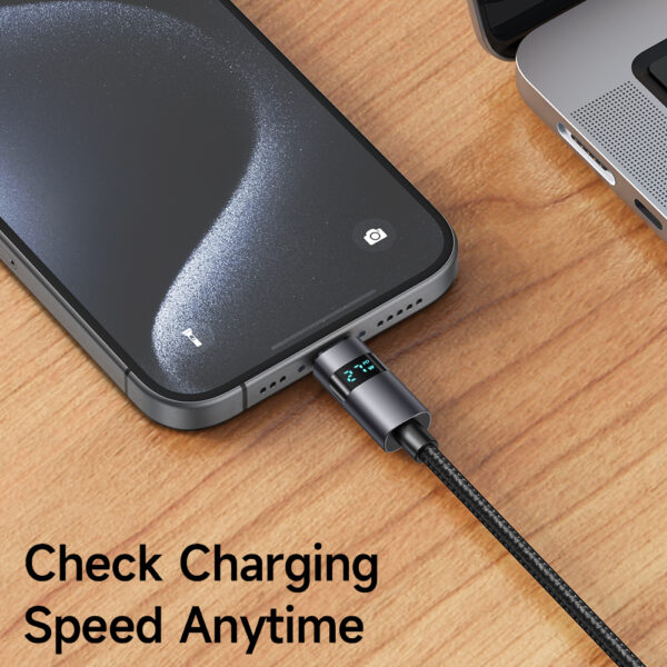USB-C auf USB-C Ladekabel mit horizontaler LED-Anzeige, 100W Schnellladen, Mcdodo CA-5610 – Bild 4