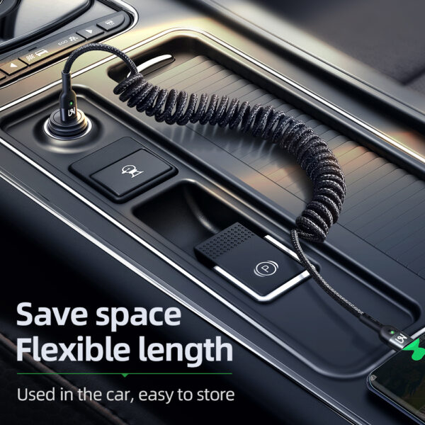 USB-C to USB-C Spiral Charging Cable 1.8m  60W – Mcdodo CA-7860 – Bild 9