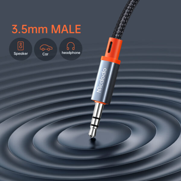 USB-C to 3.5mm Audio Coiled Cable 1.8m – Mcdodo CA-0900 – Bild 7