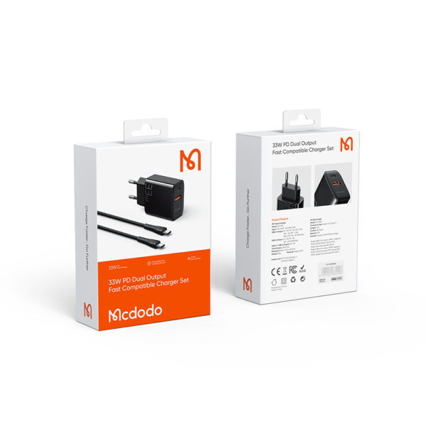 33W Schnellladegerät mit Dual-Port – Mcdodo CH-0921 (EU-Stecker) – Bild 14