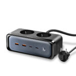 6-in-1 70W GaN Fast Charging Power Strip – Model CH-4610
