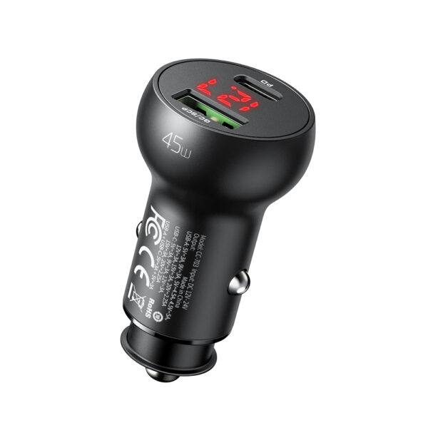 45W Digital Display Dual Car Charger – Mcdodo CC-7030