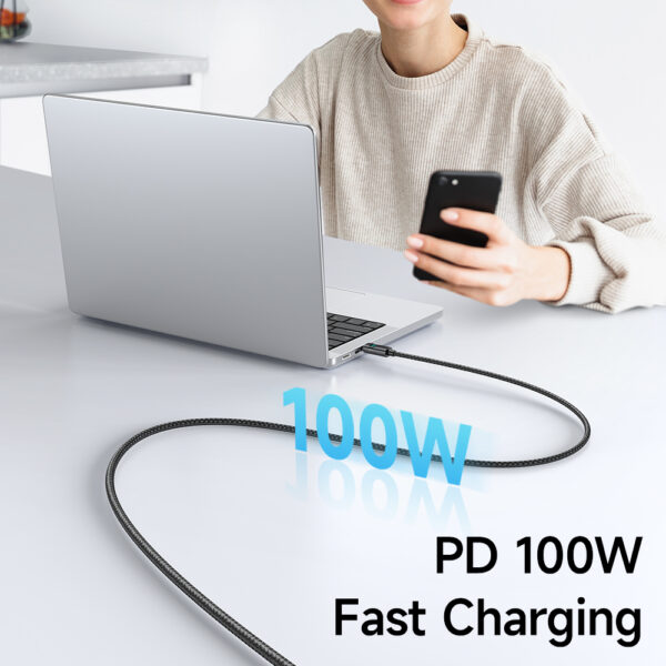 USB-C auf USB-C Ladekabel mit horizontaler LED-Anzeige, 100W Schnellladen, Mcdodo CA-5610 – Bild 5