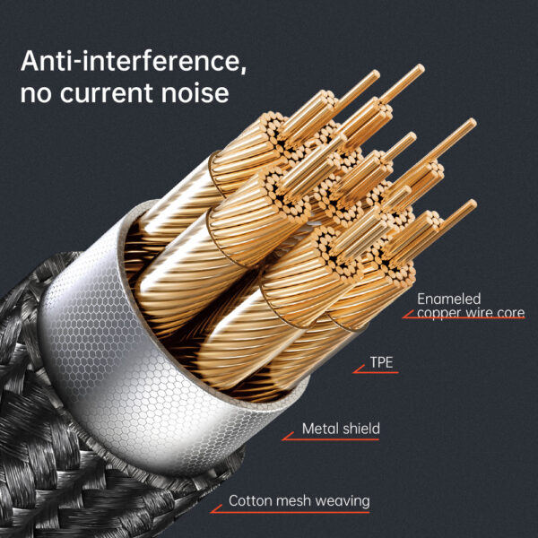 Lightning to 3.5mm Audio Coiled Cable 1.8m – Mcdodo CA-0890 – Bild 7